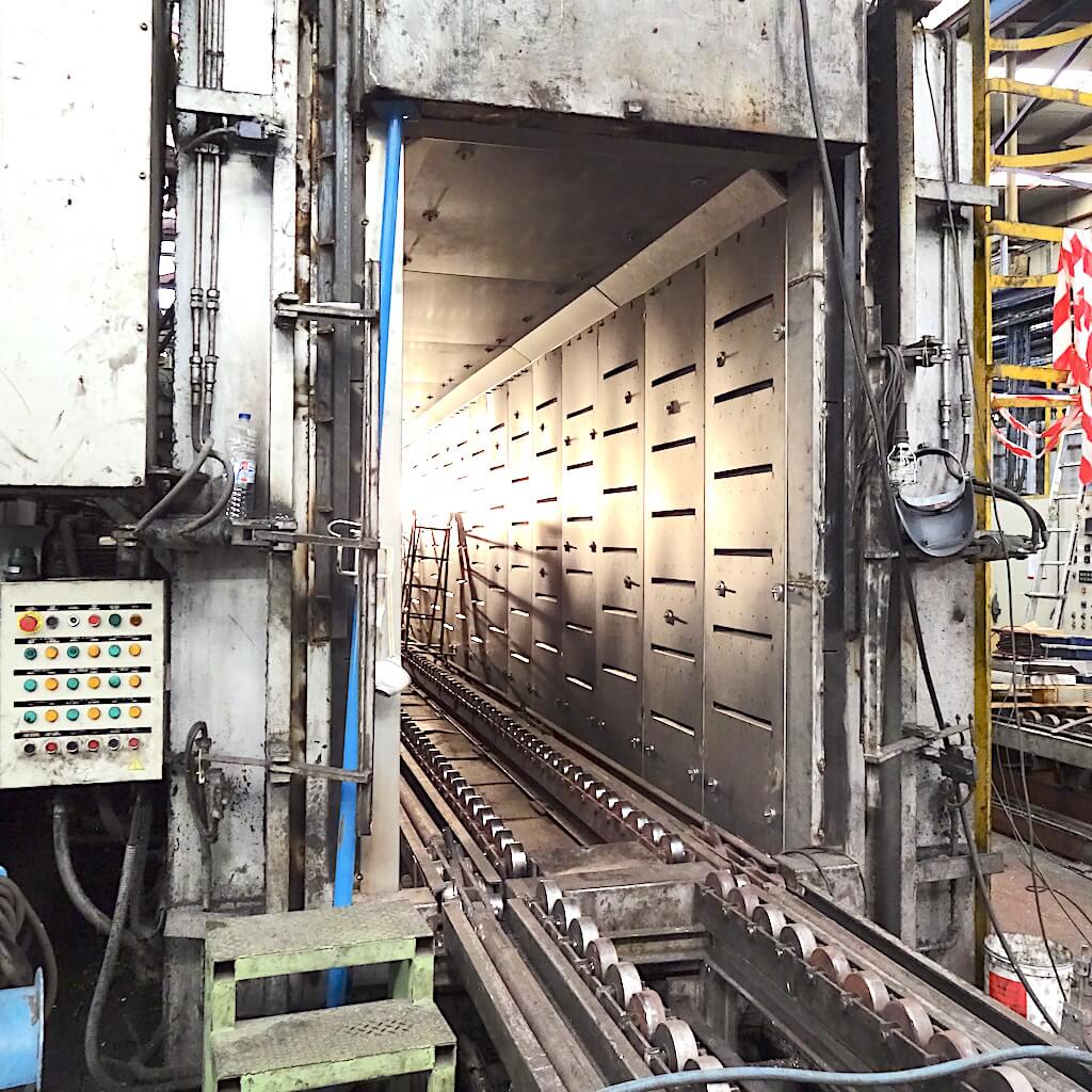 Fabricación de horno industrial tipo túnel